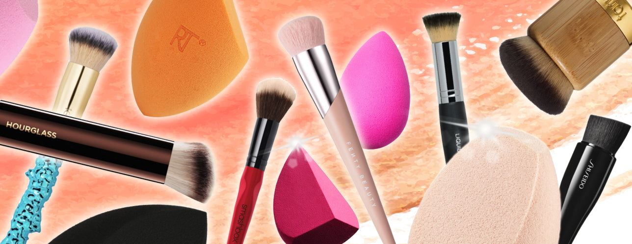 The Battle of Foundation Application: Brush VS Beauty Sponge VS Fingertips