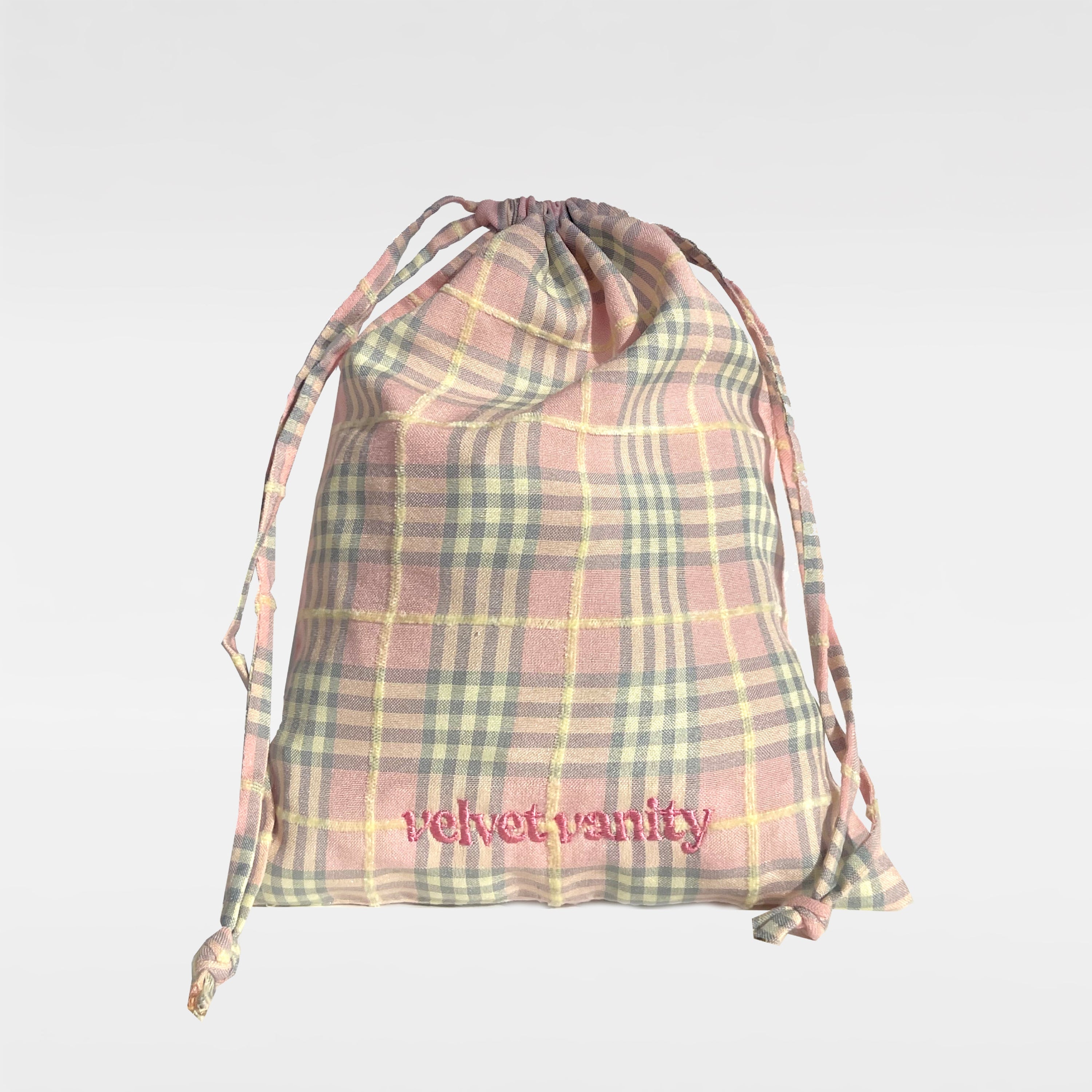 Checkmate Drawstring Pouch