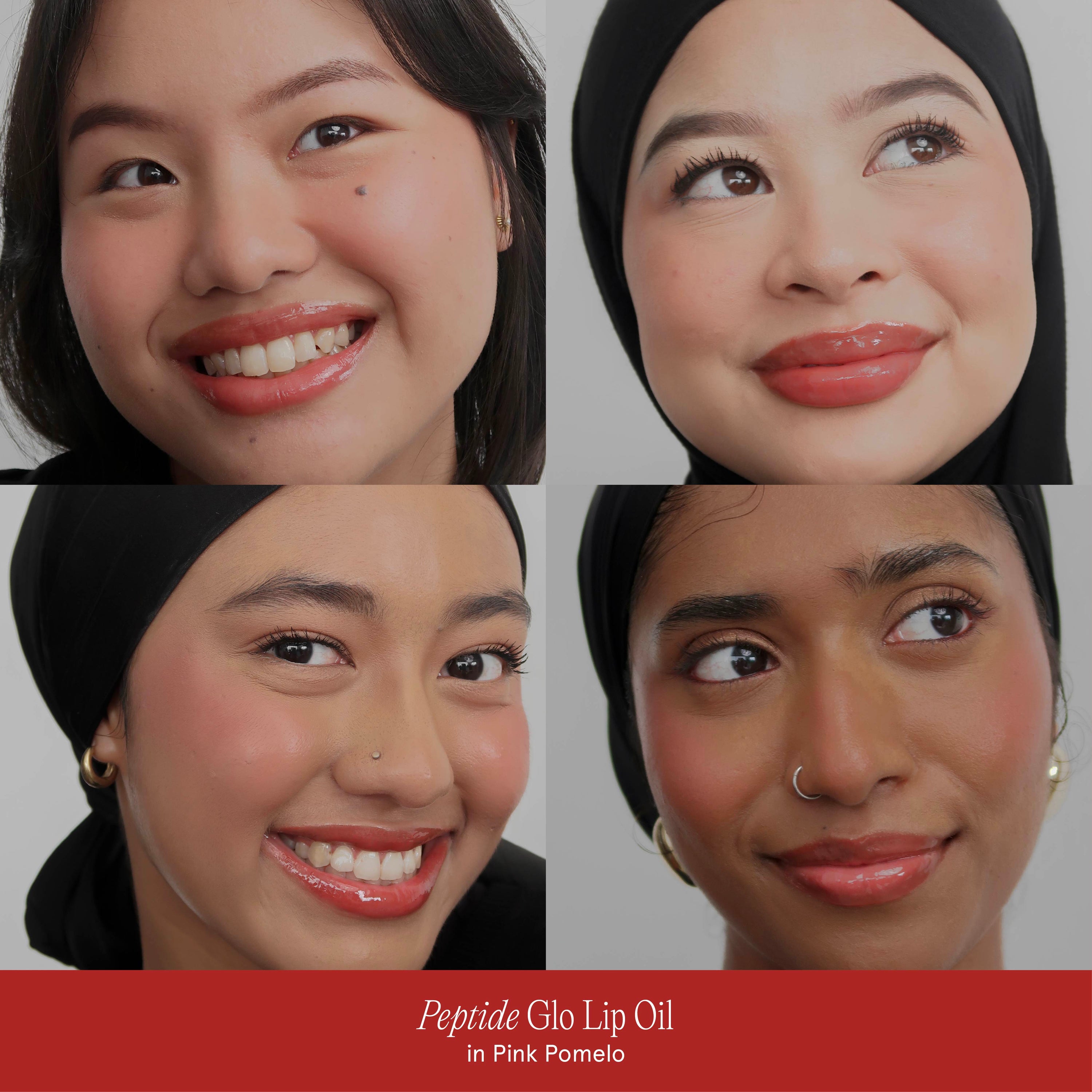 Peptide Glo Lip Oil in Pink Pomelo